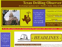 Tablet Screenshot of drillingobserver.com